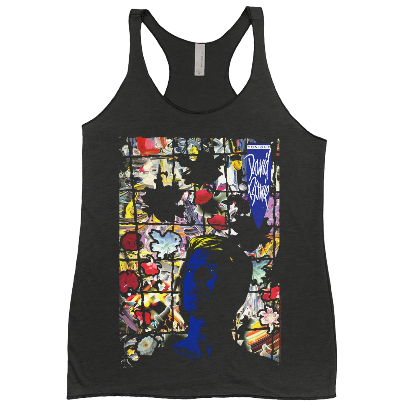 David Bowie Ladies' Tank Top | Colorful Abstract Art David Bowie Shirt