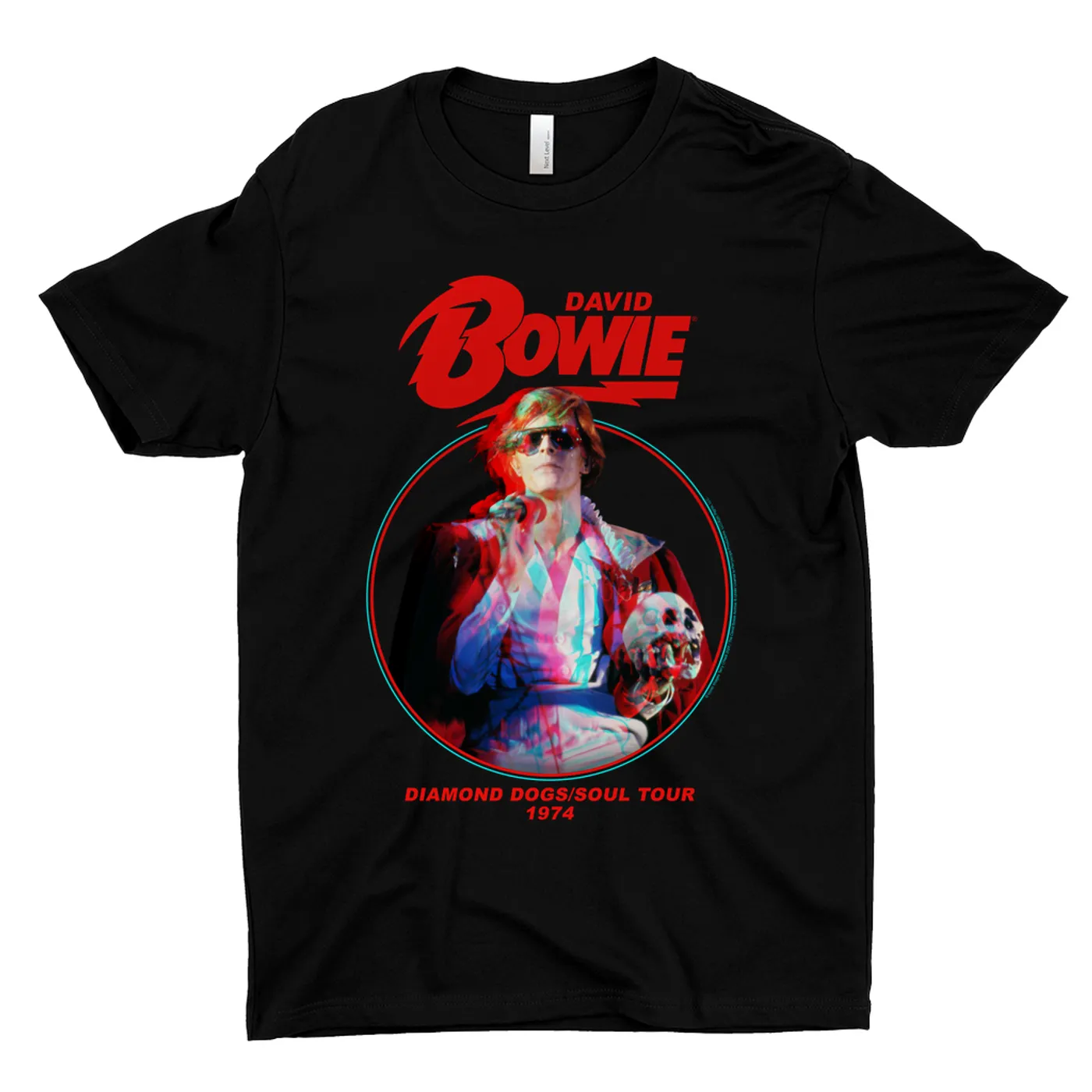 David Bowie T-Shirt | Diamond Dogs Soul Tour 1974 David Bowie Dark Shirt