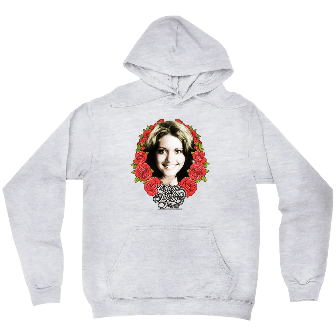 Olivia Newton-John Hoodie | Rose Crest Tribute Design (Merchbar Exclusive) Olivia Newton John Hoodie