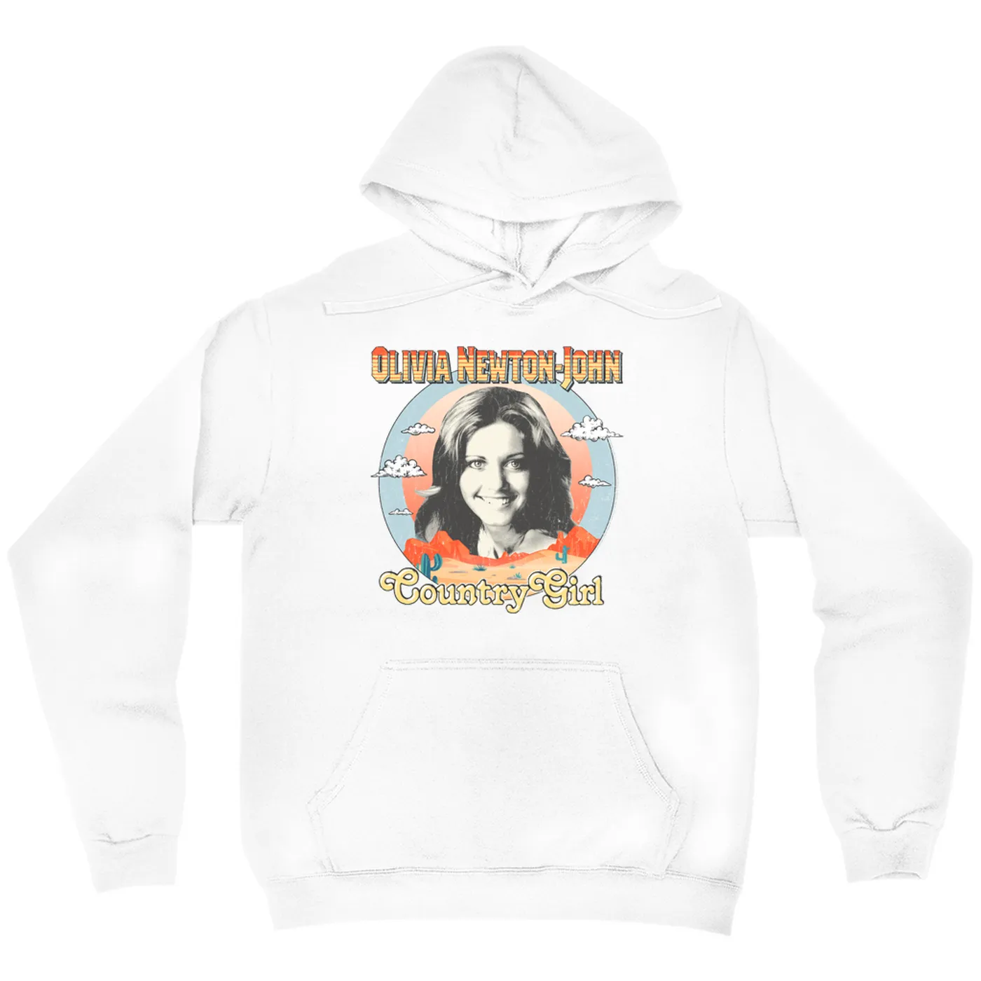 Olivia Newton-John Hoodie | Country Girl Landscape Design (Merchbar Exclusive) Olivia Newton John Hoodie