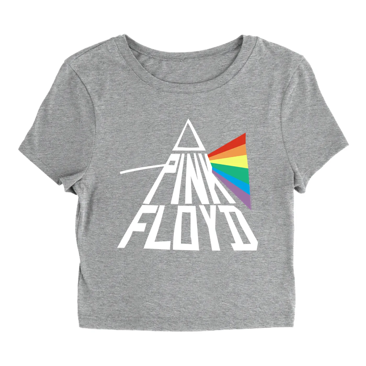 Pink Floyd Women's T-Shirt | Dark Side Of The Moon Modern Prism (Merchbar Exclusive) Pink Floyd Baby Tee