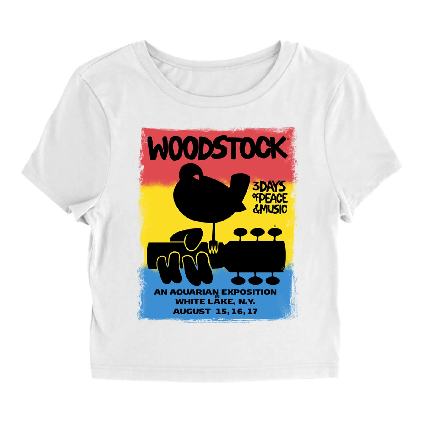 Woodstock Women's T-Shirt | Colorful Ombre Festival Poster Image Woodstock Baby Tee