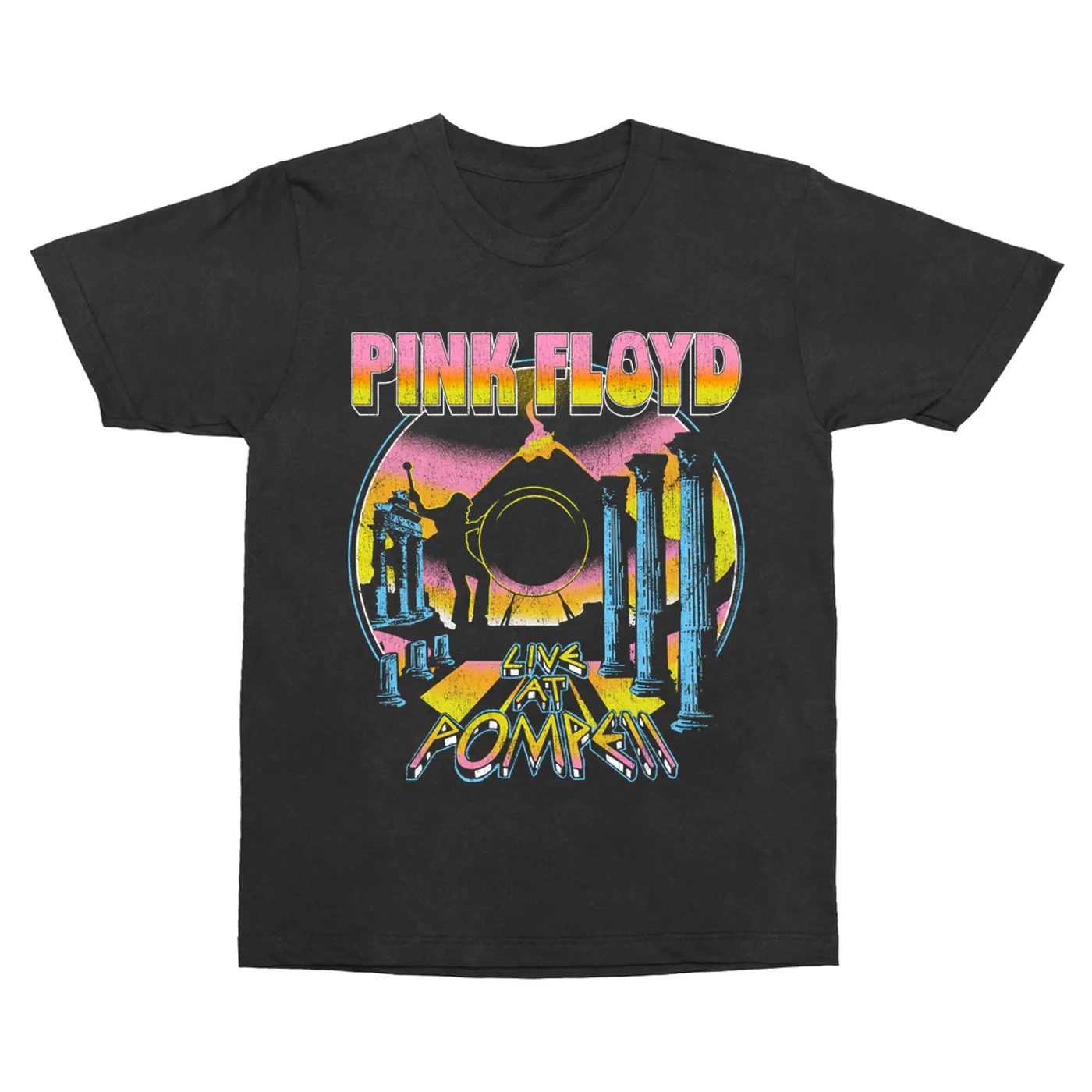 Pink Floyd T-Shirt | Colorful Live at Pompeii Pink Floyd Vintage Shirt