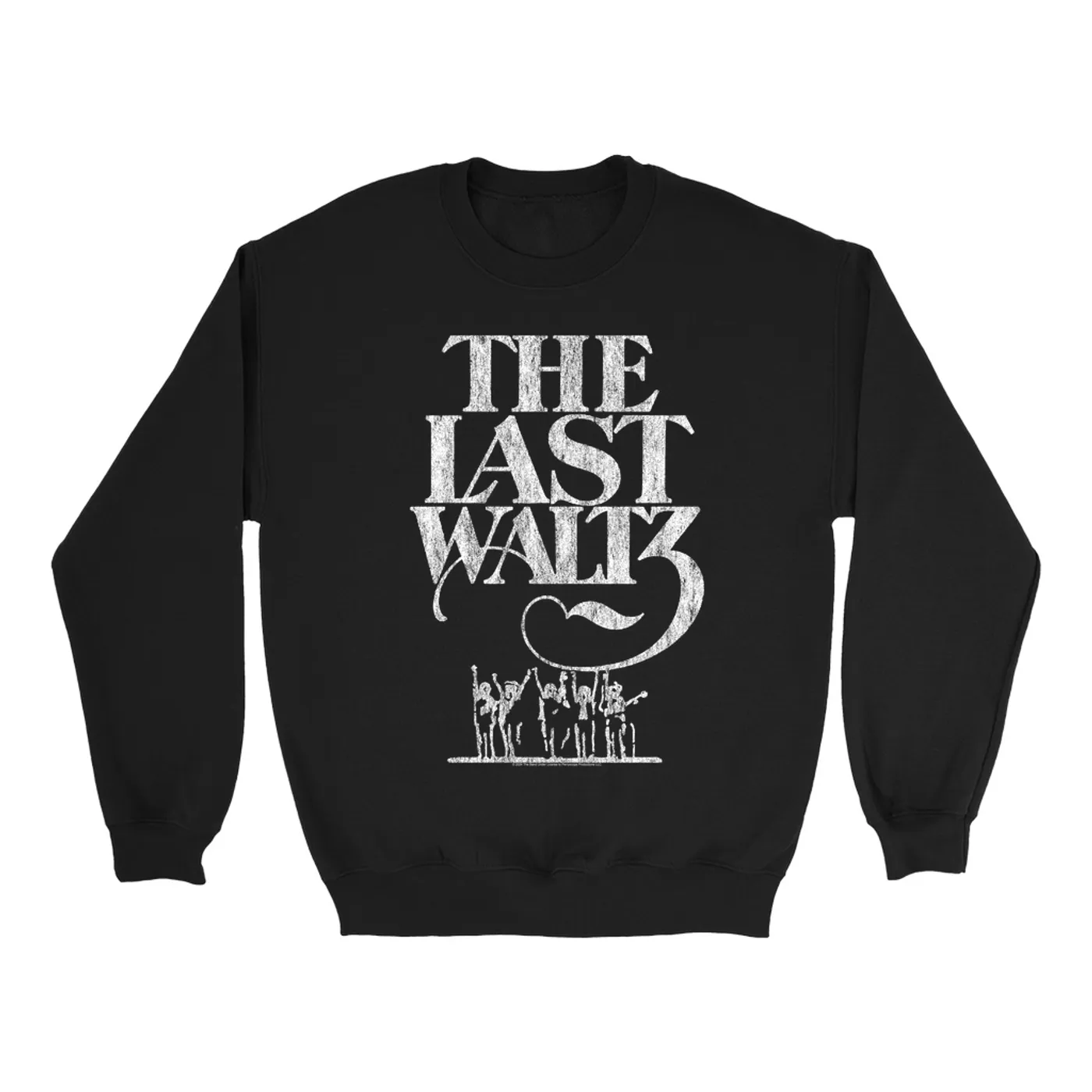 The Band Sweatshirt | The Last Waltz Concert Logo Distressed The Band Sweatshirt