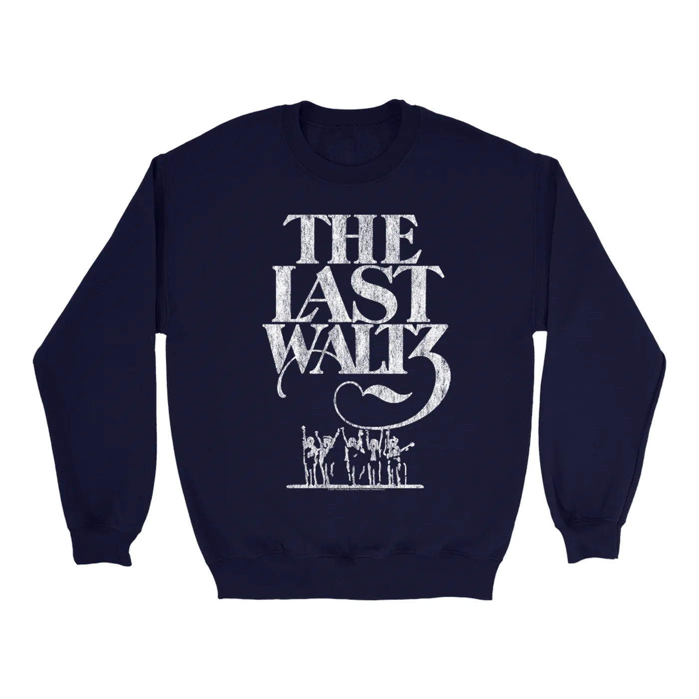 The Band Sweatshirt | The Last Waltz Concert Logo Distressed The Band Sweatshirt