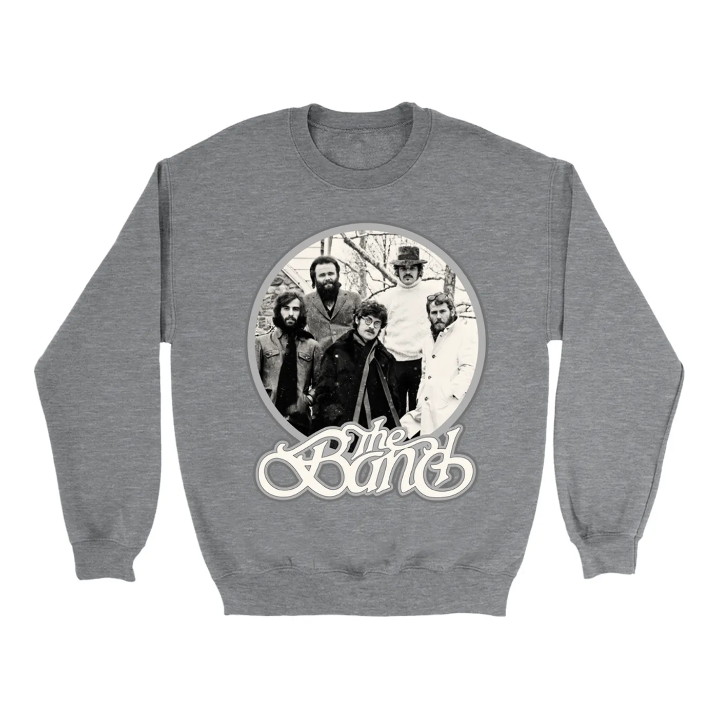 The Band Sweatshirt | Silver Group Logo Design The Band Sweatshirt