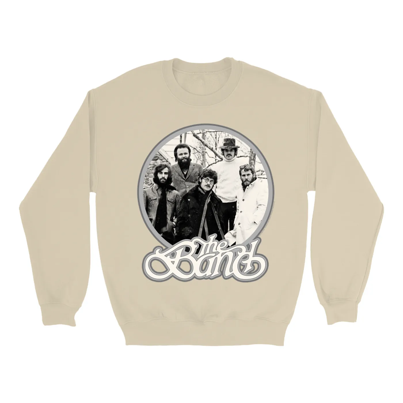 The Band Sweatshirt | Silver Group Logo Design The Band Sweatshirt