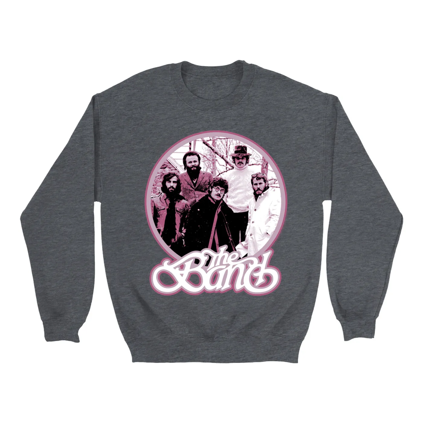 The Band Sweatshirt | Lavender Group Logo Design The Band Sweatshirt