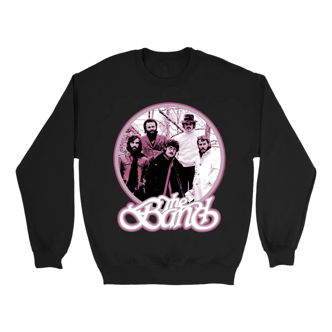 The Band Sweatshirt | Lavender Group Logo Design The Band Sweatshirt