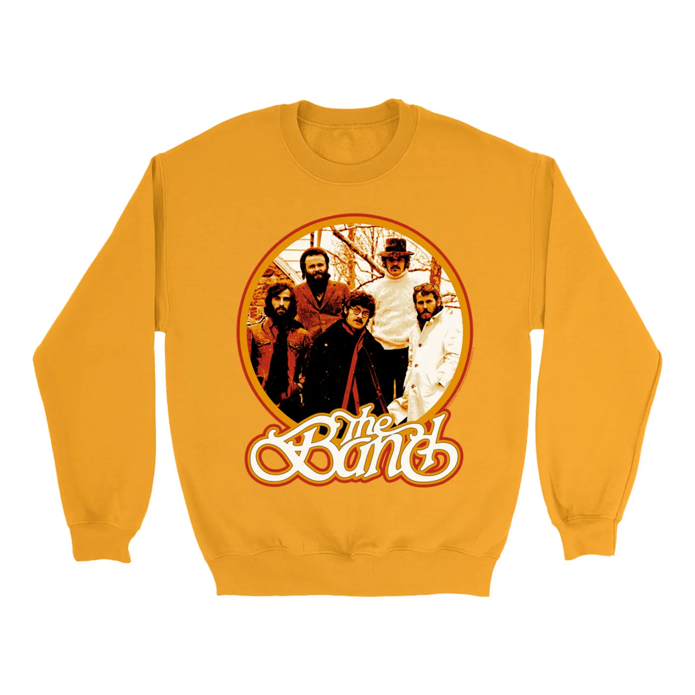 The Band Sweatshirt | Orange Group Logo Design The Band Sweatshirt