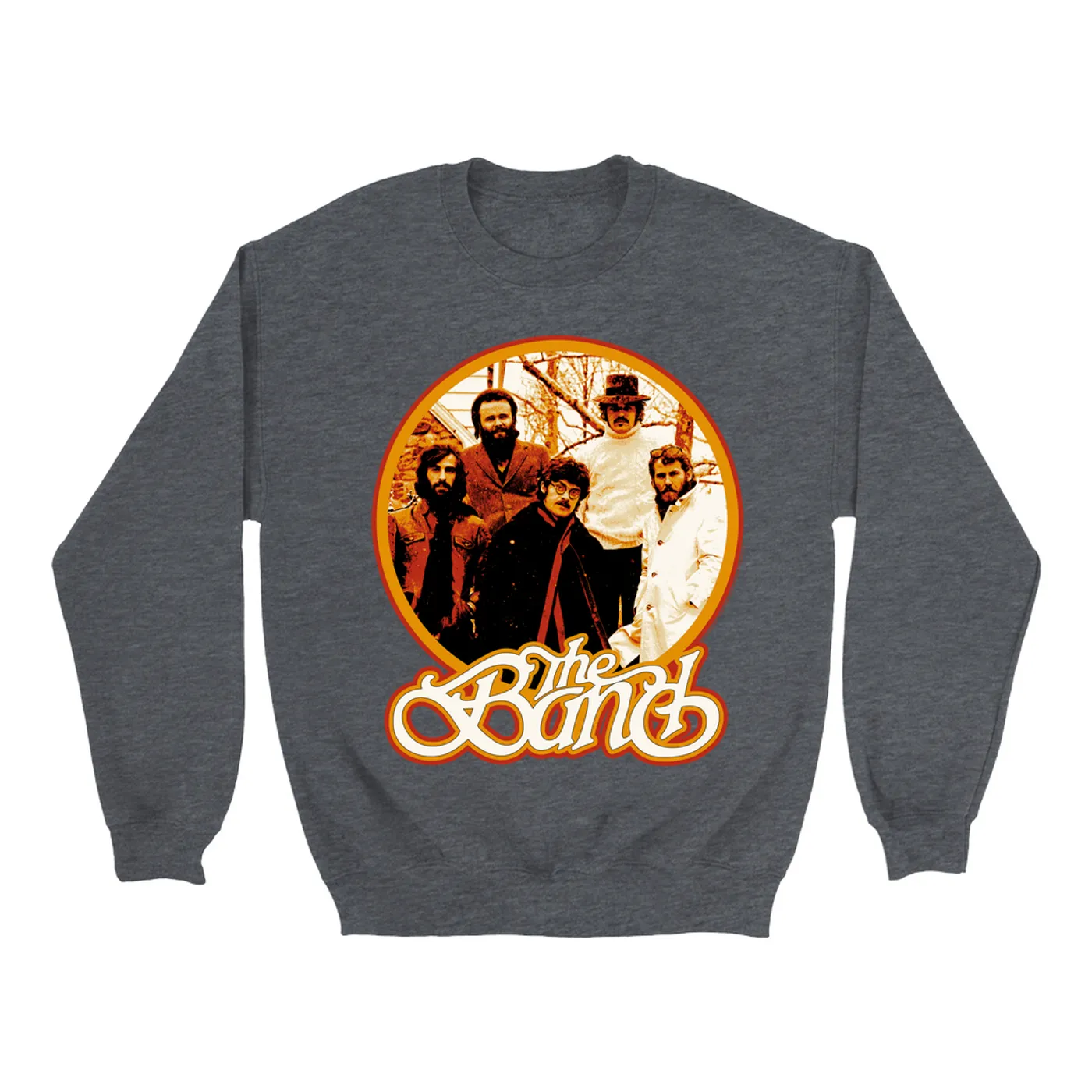 The Band Sweatshirt | Orange Group Logo Design The Band Sweatshirt
