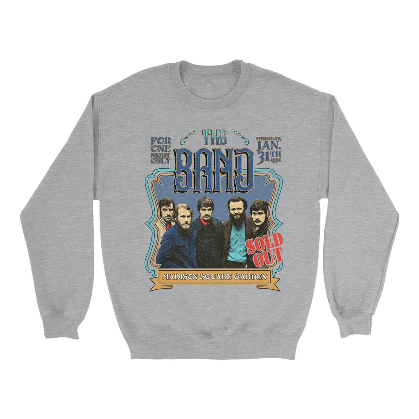 The Band Sweatshirt | MSG Concert Distressed (Merchbar Exclusive) The Band Sweatshirt