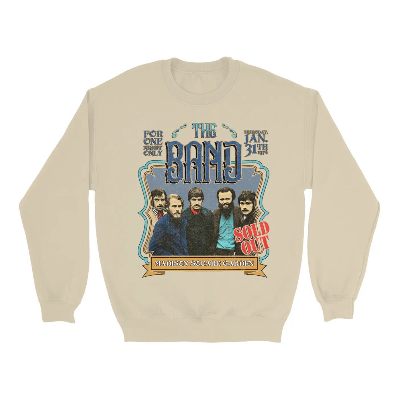 The Band Sweatshirt | MSG Concert Distressed (Merchbar Exclusive) The Band Sweatshirt