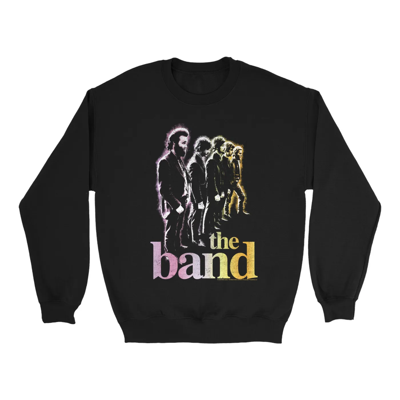 The Band Sweatshirt | All Lined Up Colorful Ombre Distressed (Merchbar Exclusive) The Band Sweatshirt