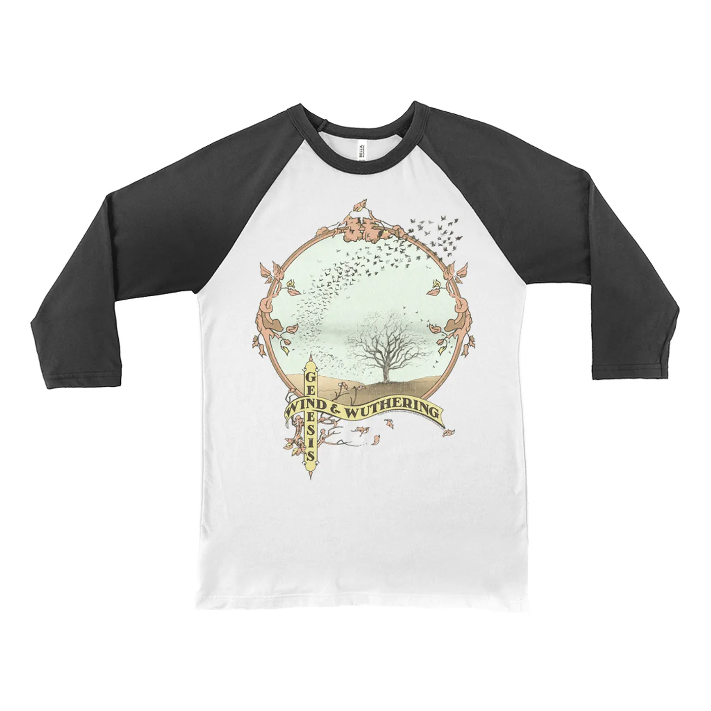 Genesis 3/4 Sleeve Baseball Tee | Wind & Wuthering Retro Design Genesis Shirt