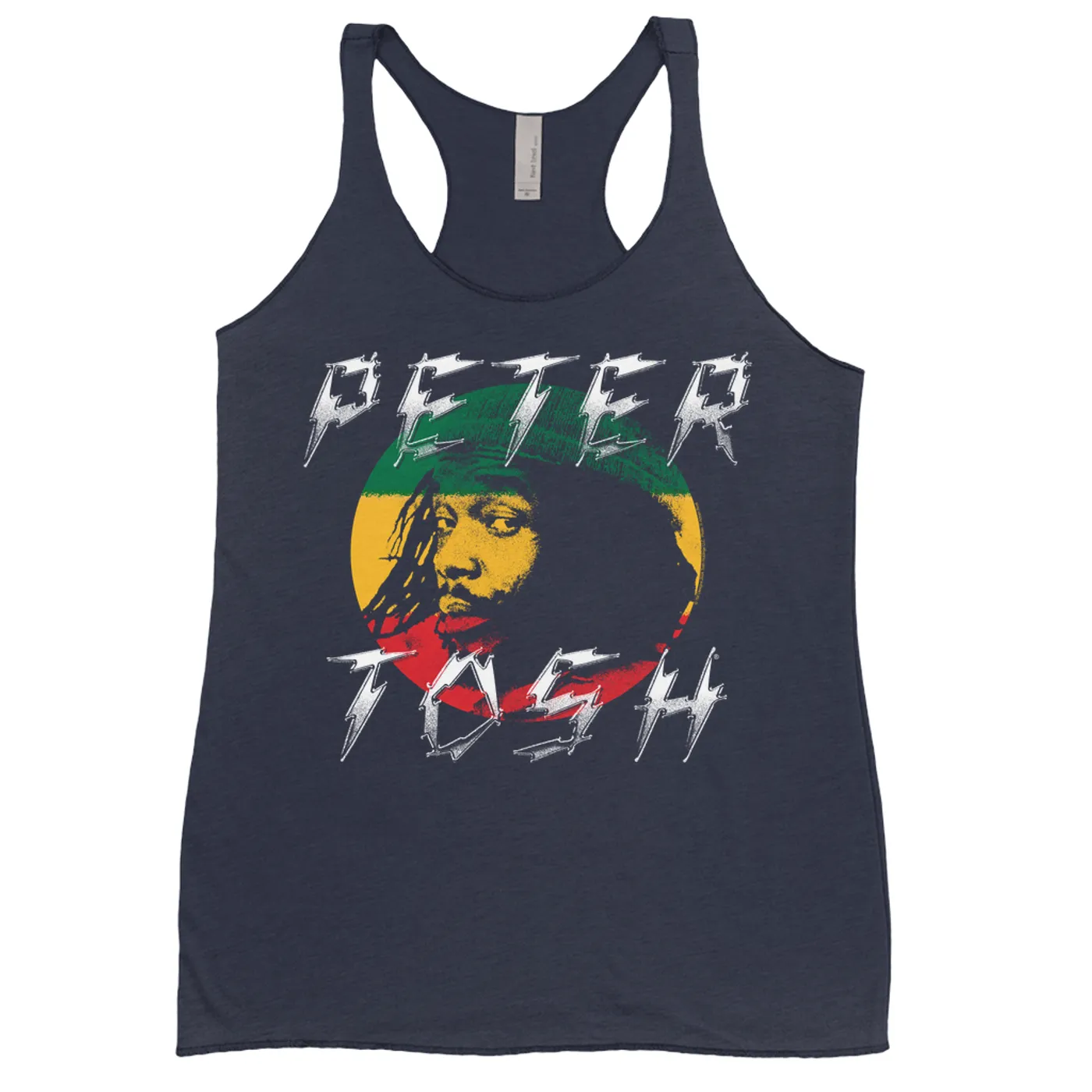Peter Tosh Ladies' Tank Top | Green Yellow Red Circle Design Peter Tosh Shirt
