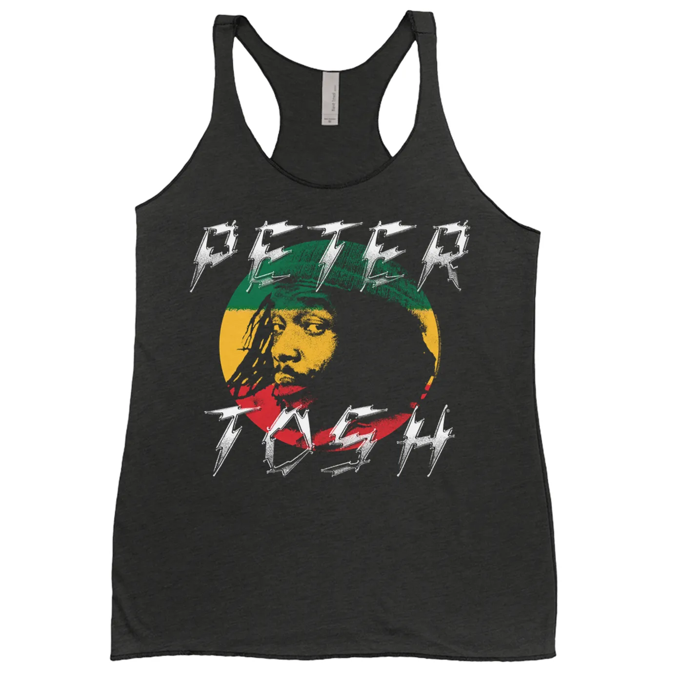 Peter Tosh Ladies' Tank Top | Green Yellow Red Circle Design Peter Tosh Shirt