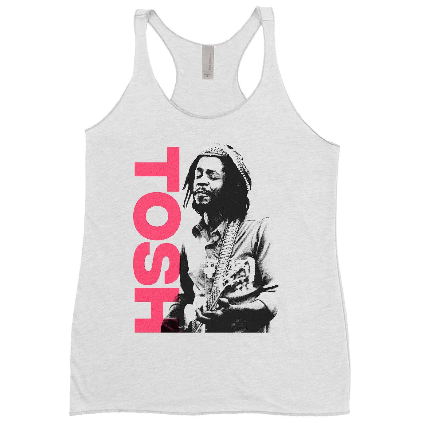 Peter Tosh Ladies' Tank Top | Bold Tosh Performing Image Peter Tosh Shirt
