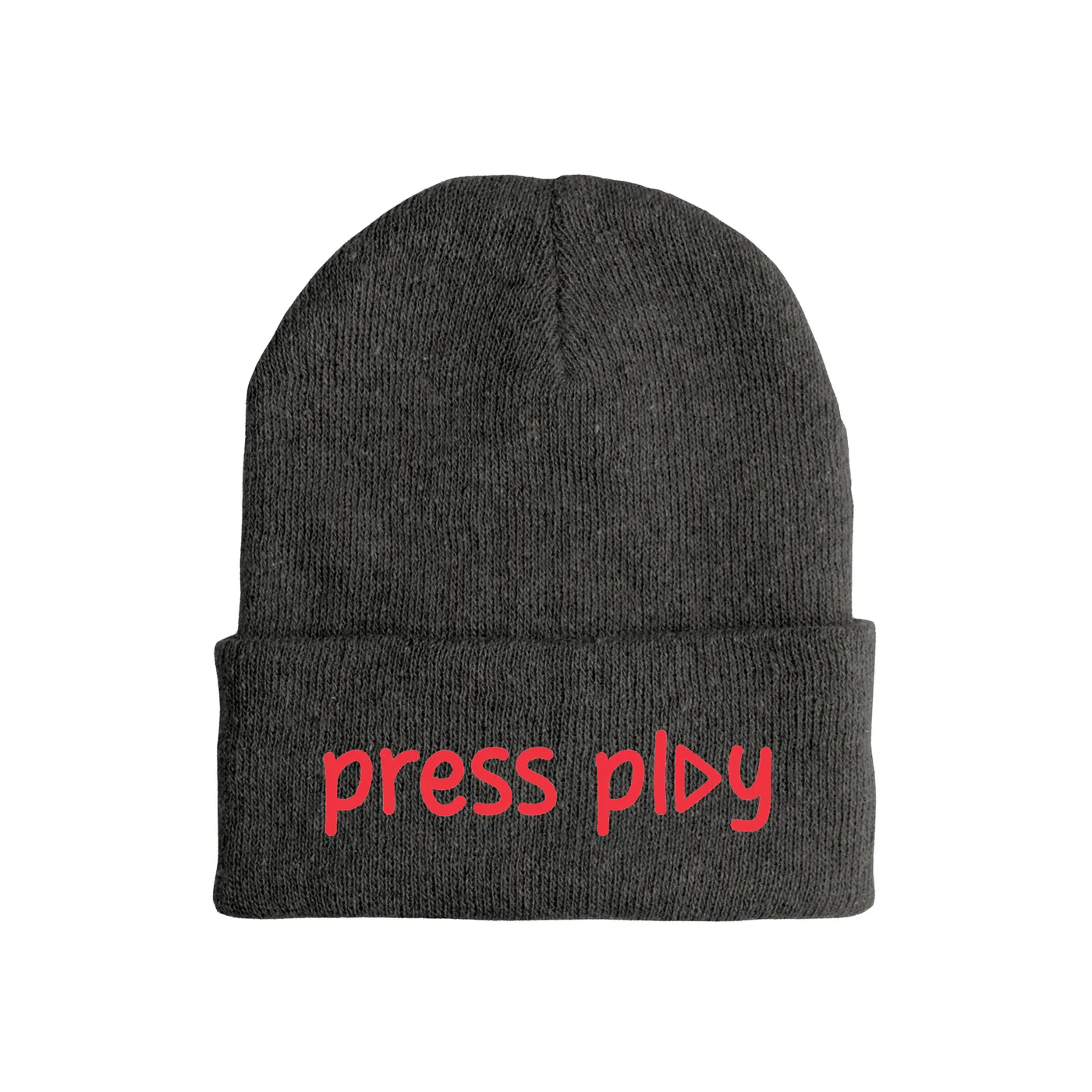 Merchbar Music Life Music Life Hat | Press Play Music Life Beanie Hat