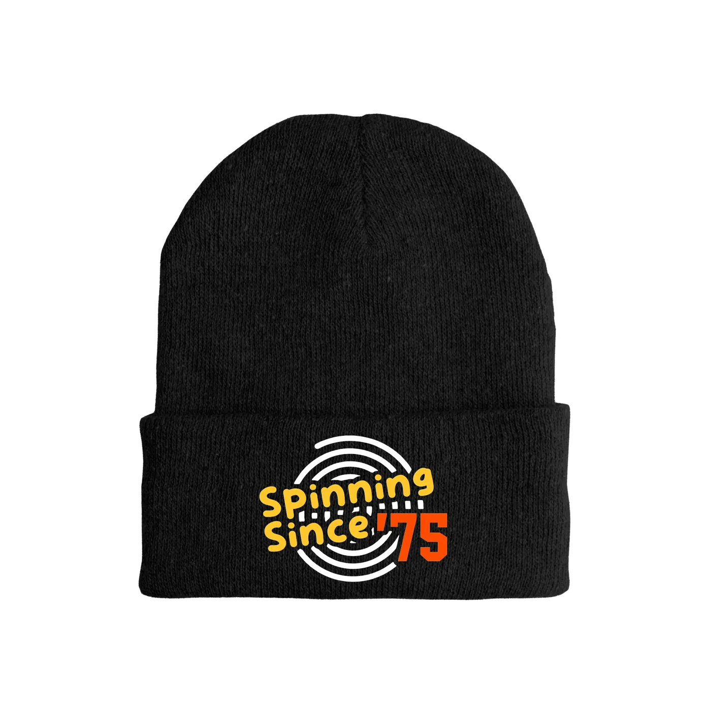 Merchbar Music Life Music Life Hat | Spinning Since '75 Music Life Beanie Hat