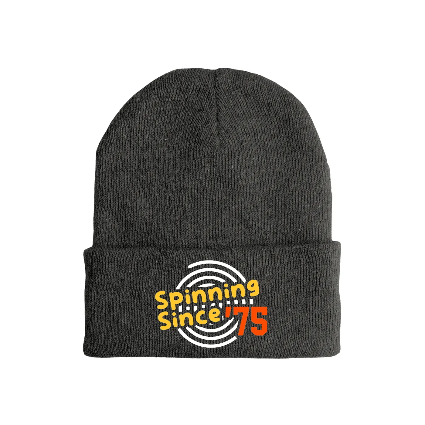 Merchbar Music Life Music Life Hat | Spinning Since '75 Music Life Beanie Hat