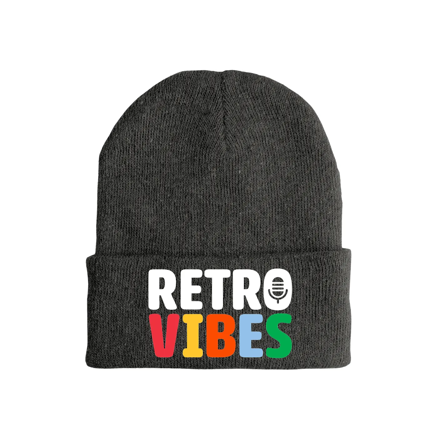 Merchbar Music Life Music Life Hat | Retro Vibes Music Life Beanie Hat