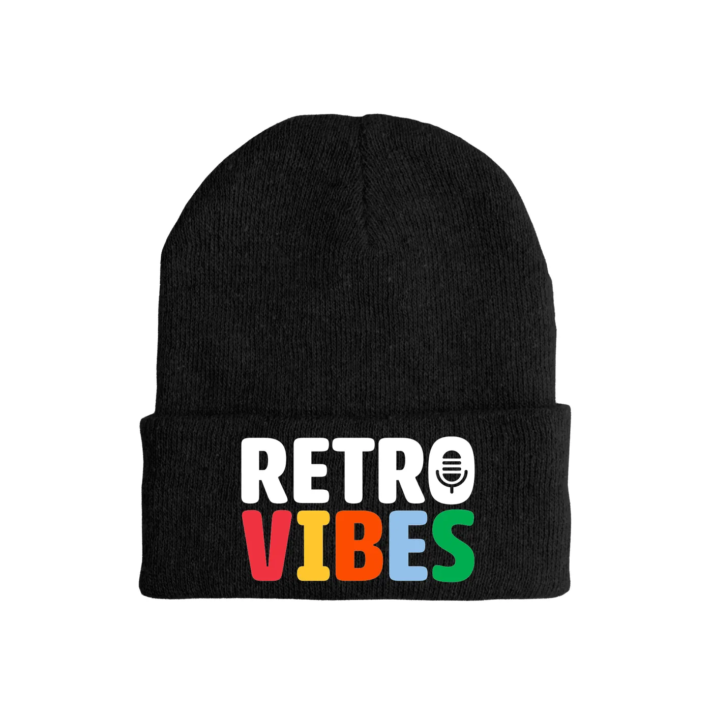 Merchbar Music Life Music Life Hat | Retro Vibes Music Life Beanie Hat