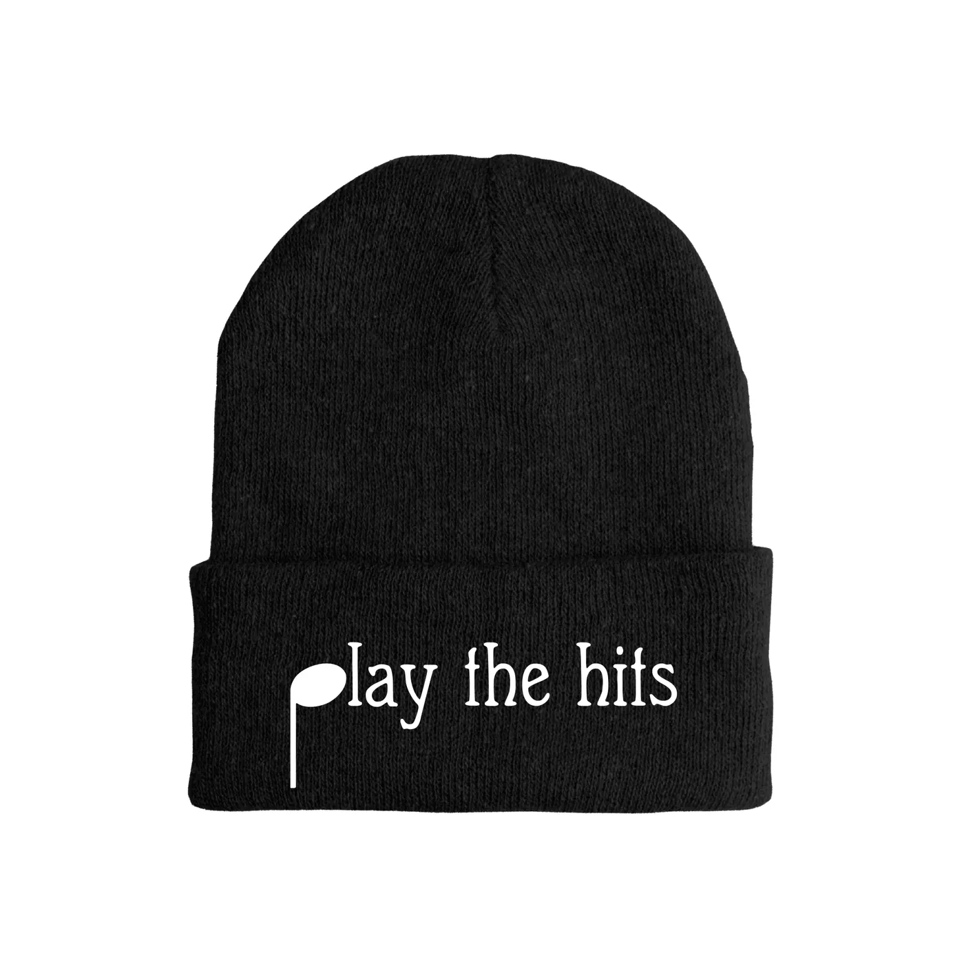 Merchbar Music Life Music Life Hat | Play the Hits Music Note Music Life Beanie Hat