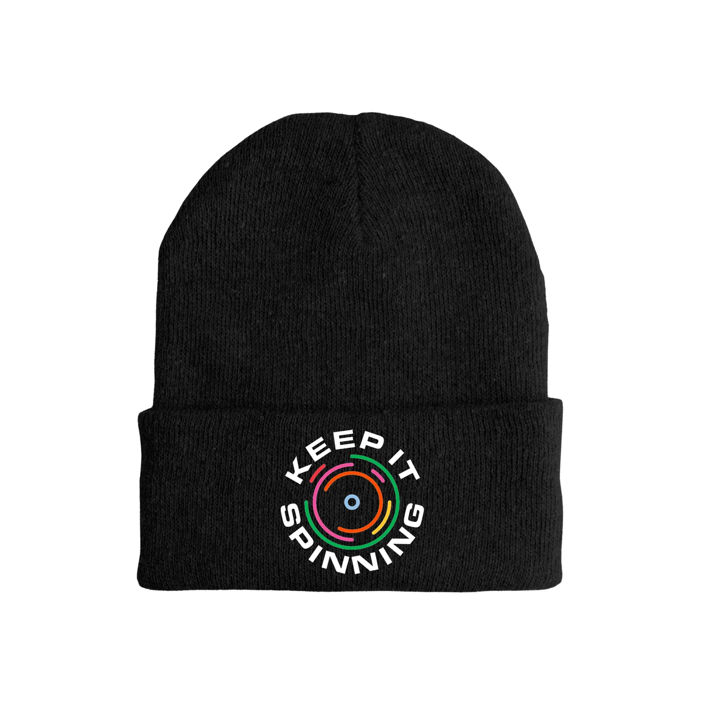 Merchbar Music Life Music Life Hat | Keep It Spinning Music Life Beanie Hat 2