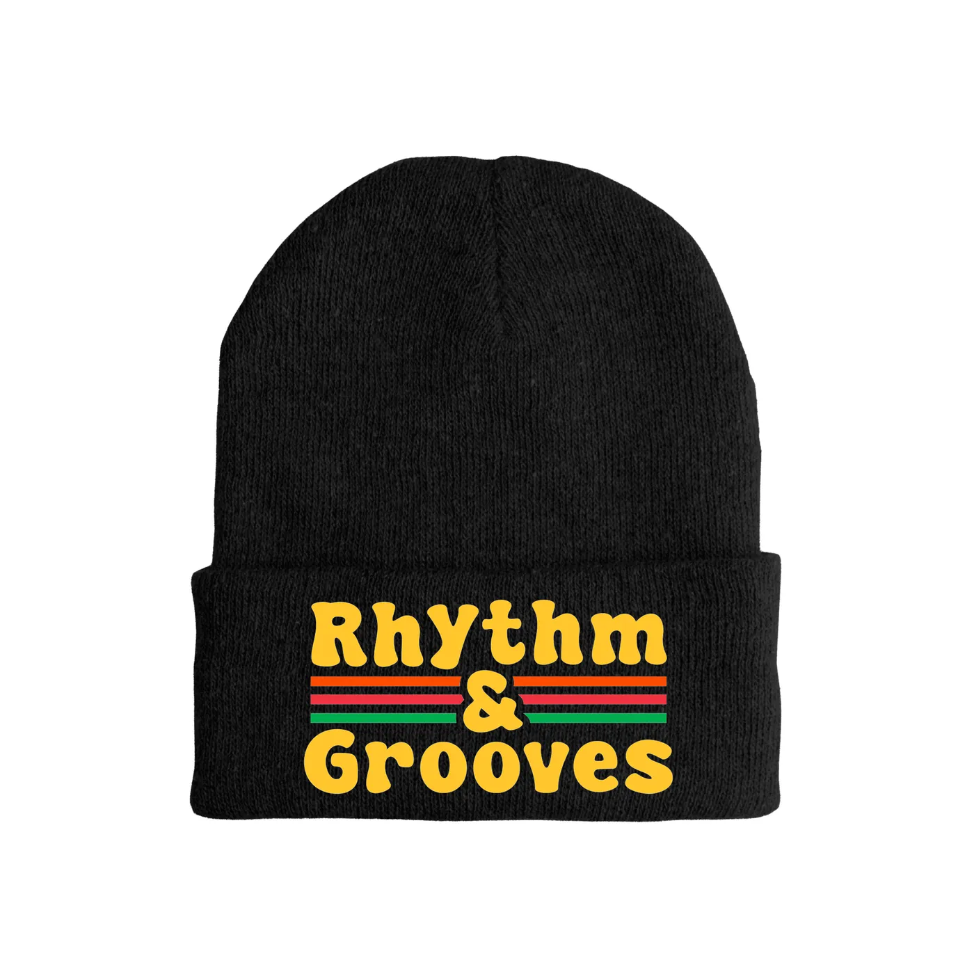 Merchbar Music Life Music Life Hat | Rhythm & Grooves Music Life Beanie Hat 2