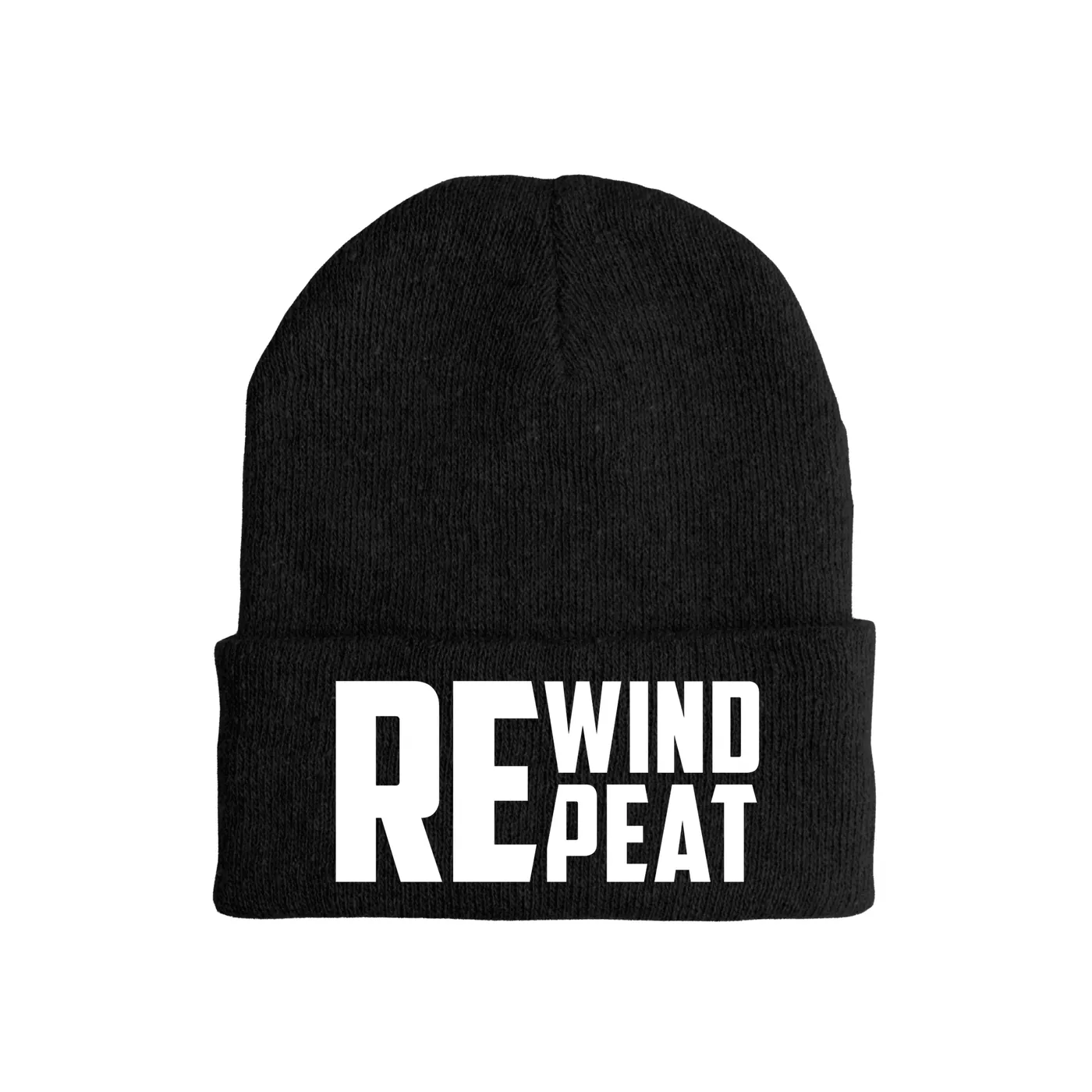 Merchbar Music Life Music Life Hat | Rewind & Repeat Music Life Beanie Hat 2