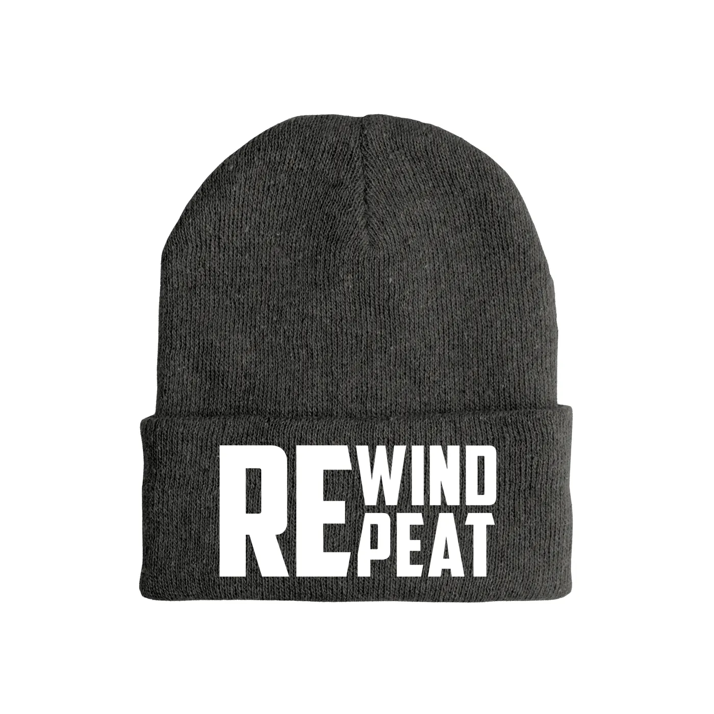 Merchbar Music Life Music Life Hat | Rewind & Repeat Music Life Beanie Hat 2