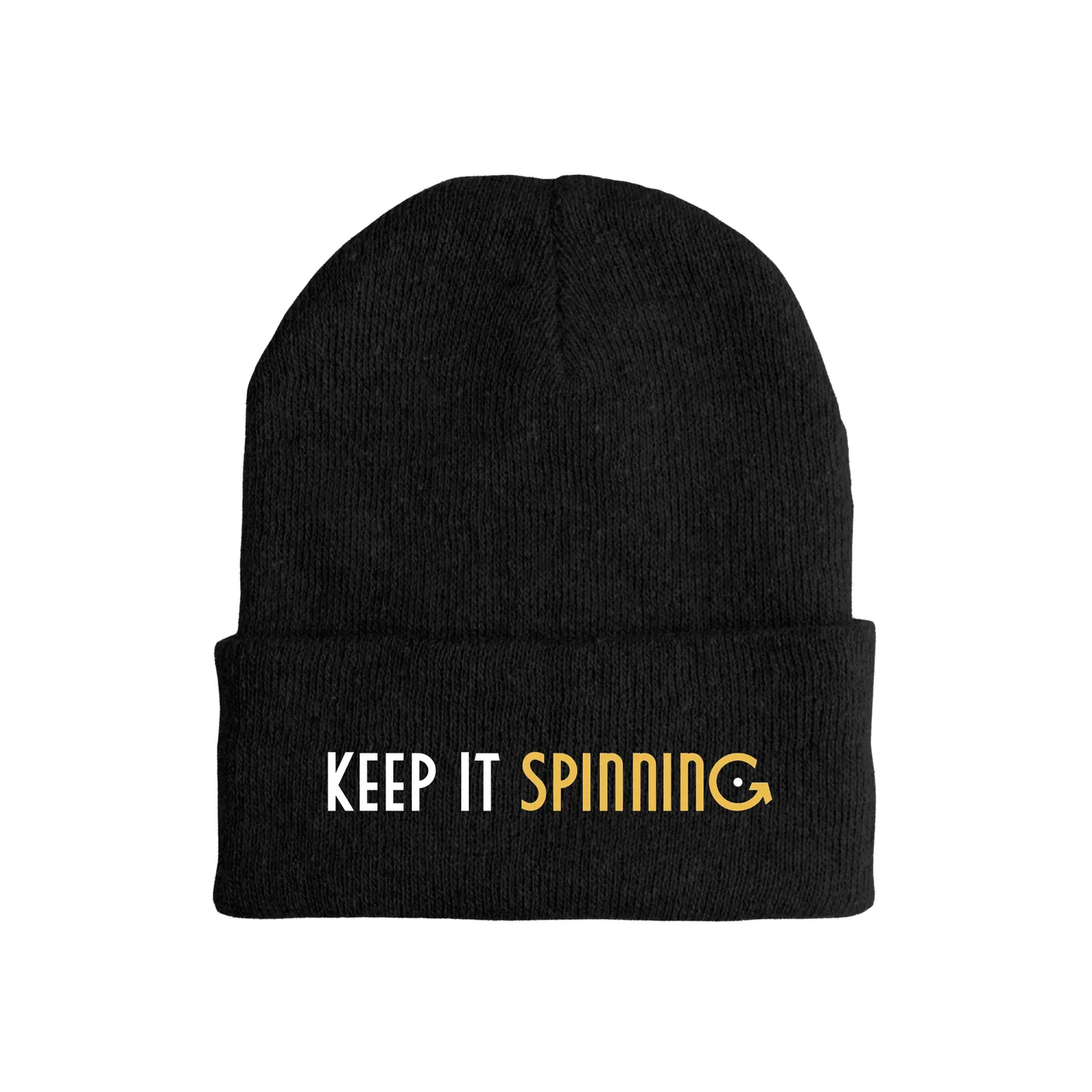 Merchbar Music Life Music Life Hat | Keep It Spinning Music Life Beanie Hat