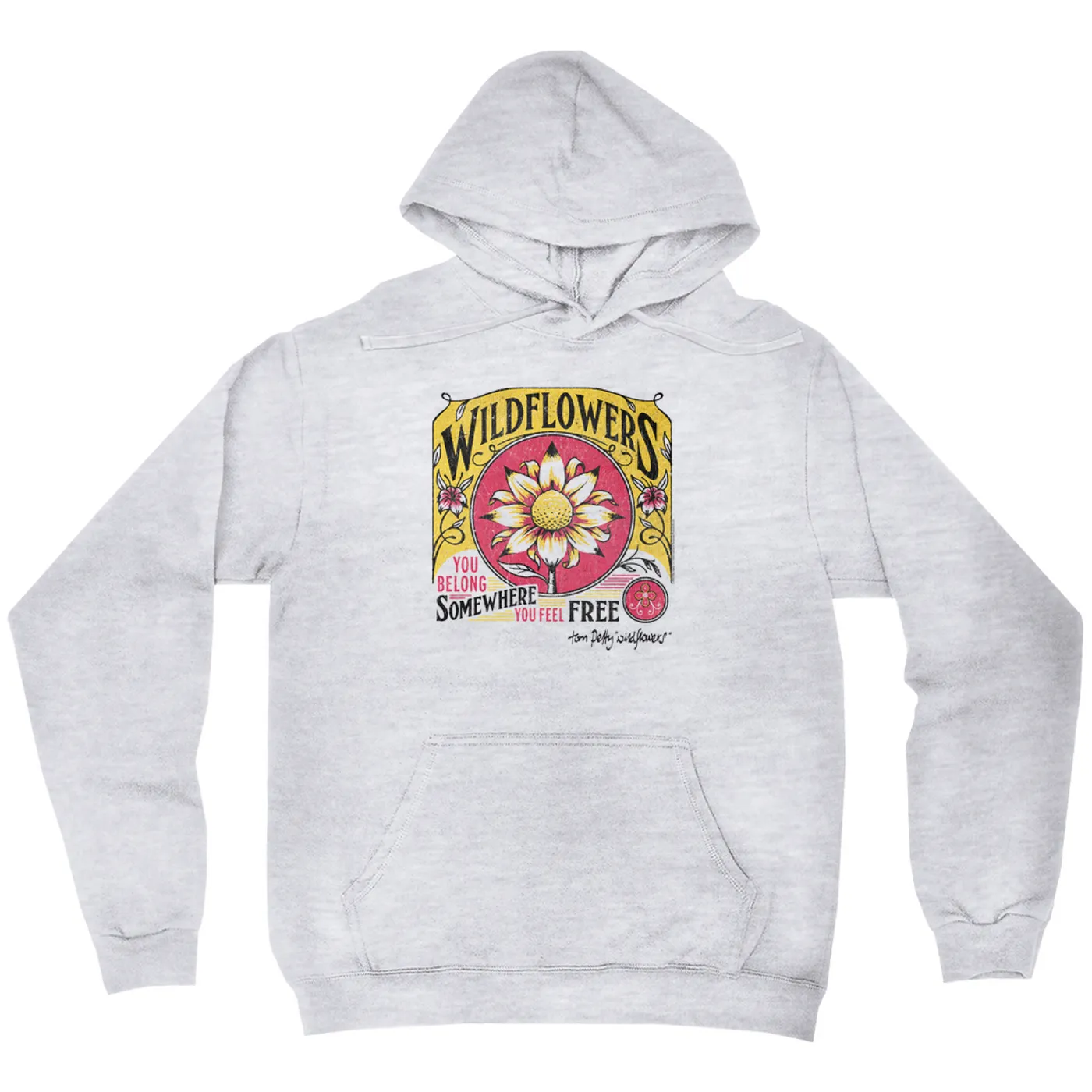 Tom Petty and the Heartbreakers Hoodie | Wildflowers Cover Art Tom Petty Hoodie