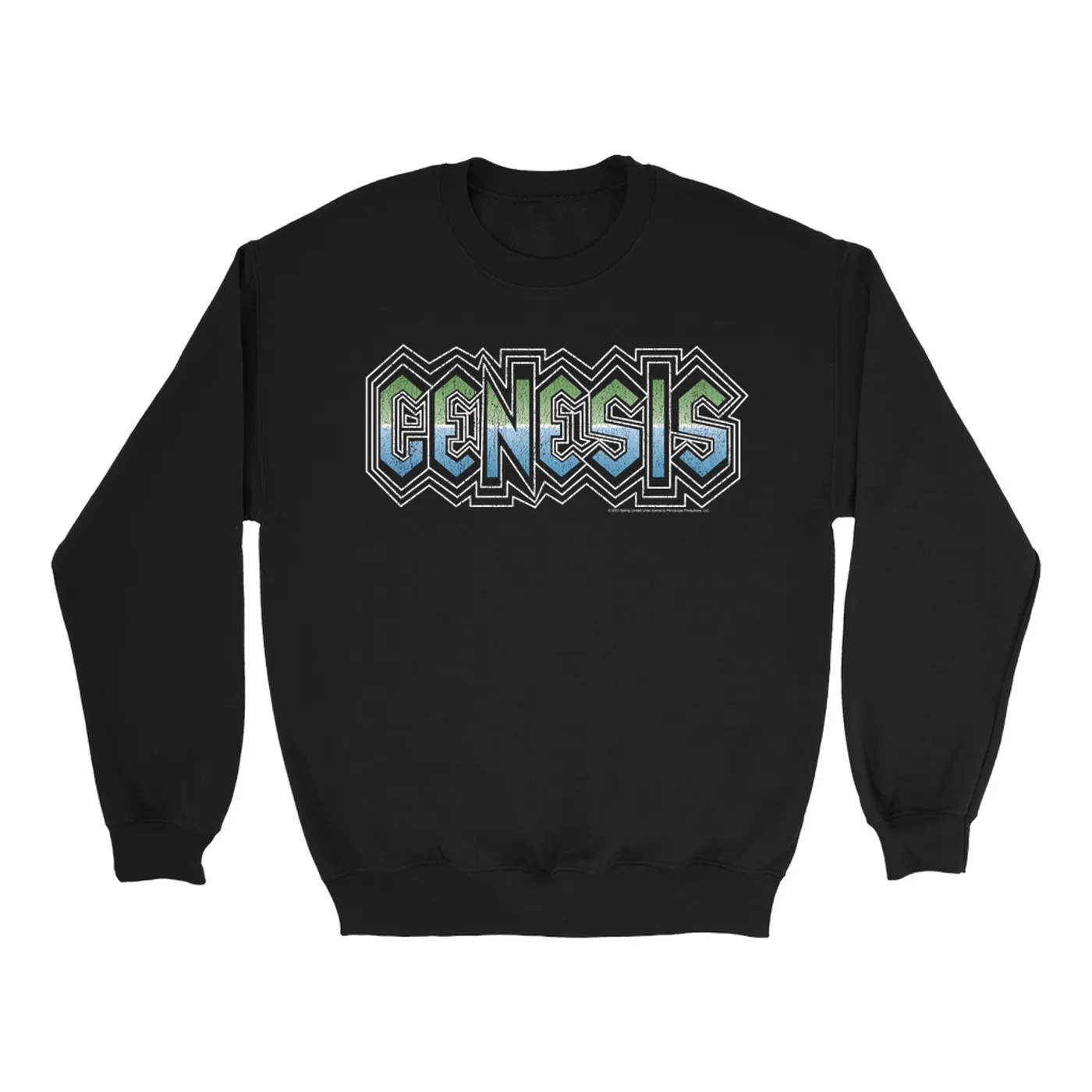 Genesis Sweatshirt | Retro Vintage Vibration Logo Distressed Genesis Sweatshirt