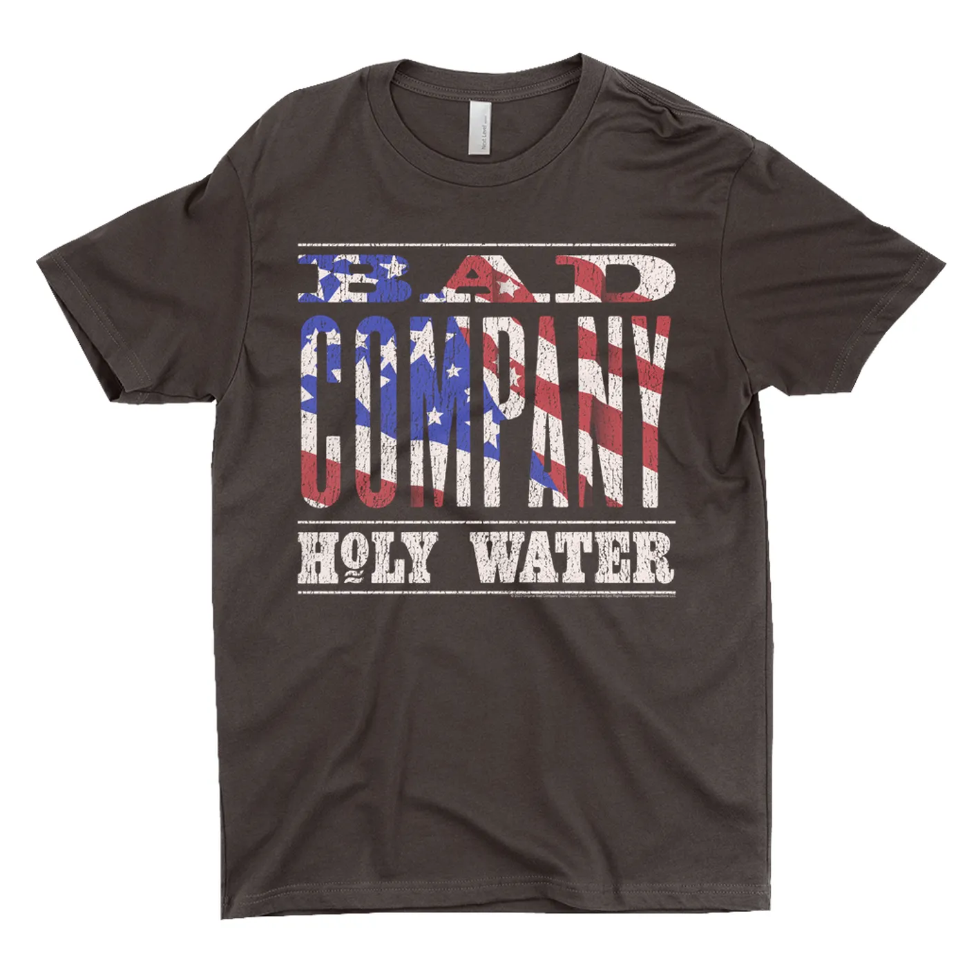 Bad Company T-Shirt | Patriotic Holy Water Design Bad Company Shirt