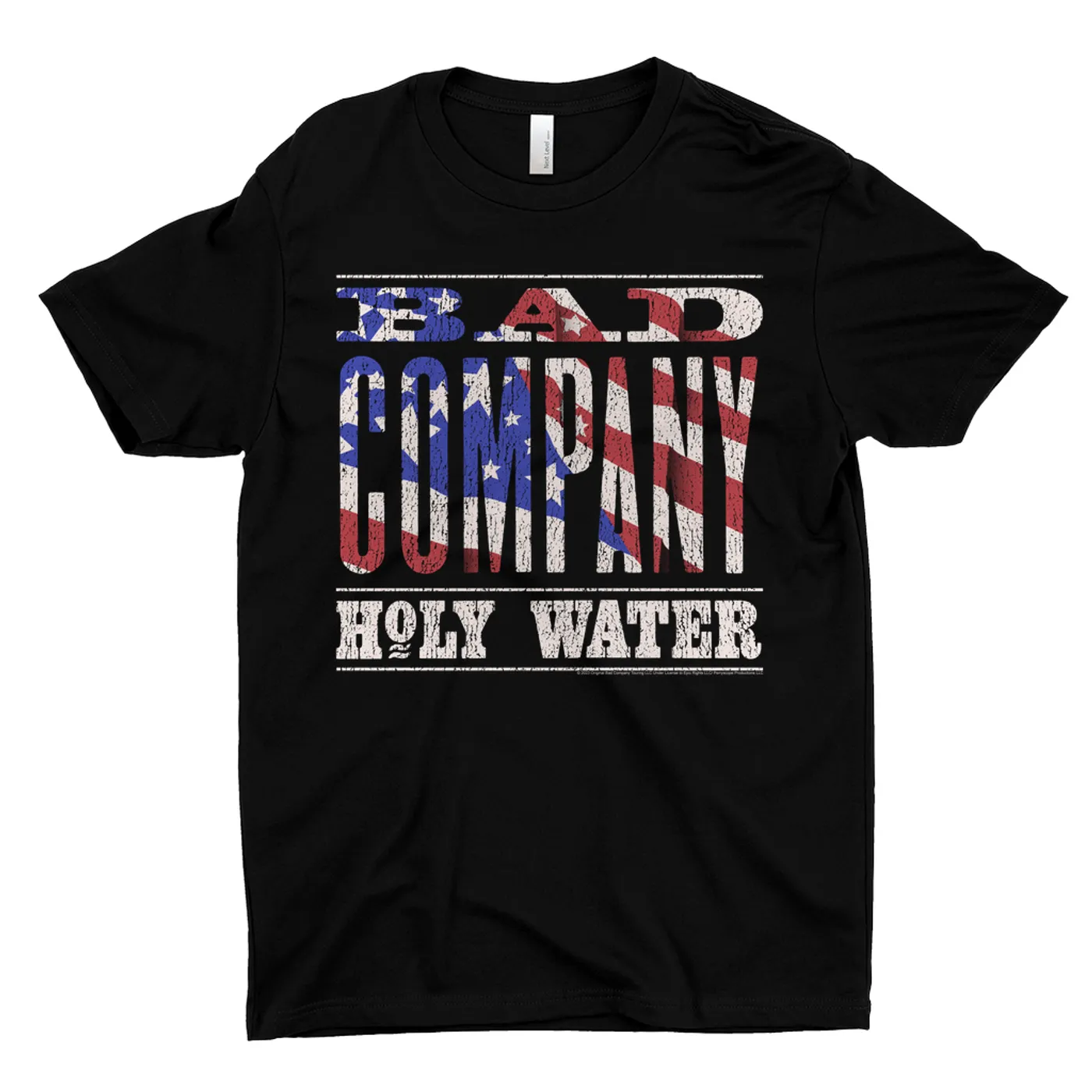 Bad Company T-Shirt | Patriotic Holy Water Design Bad Company Shirt