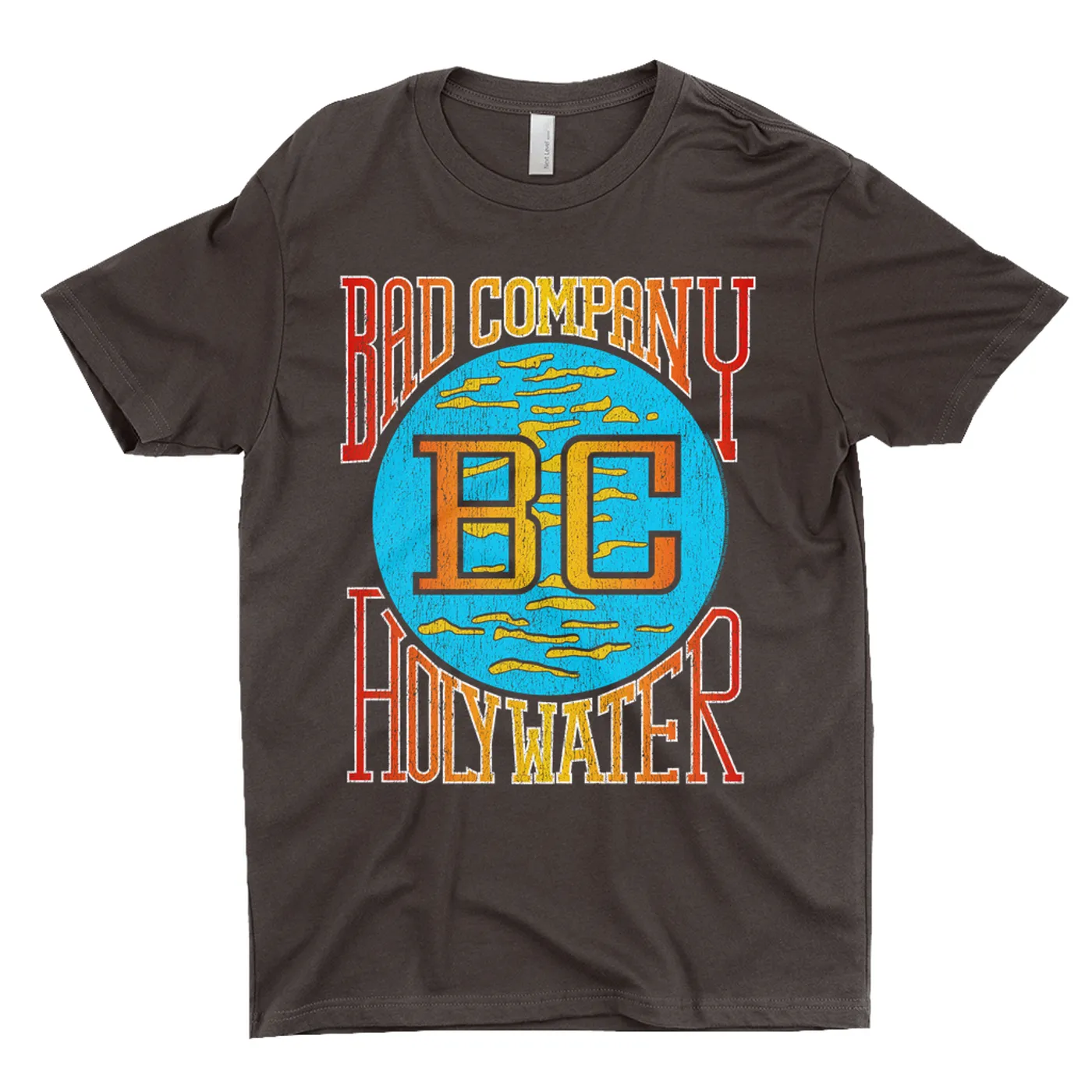 Bad Company T-Shirt | Retro Colorful Holy Water Distressed Bad Company Shirt