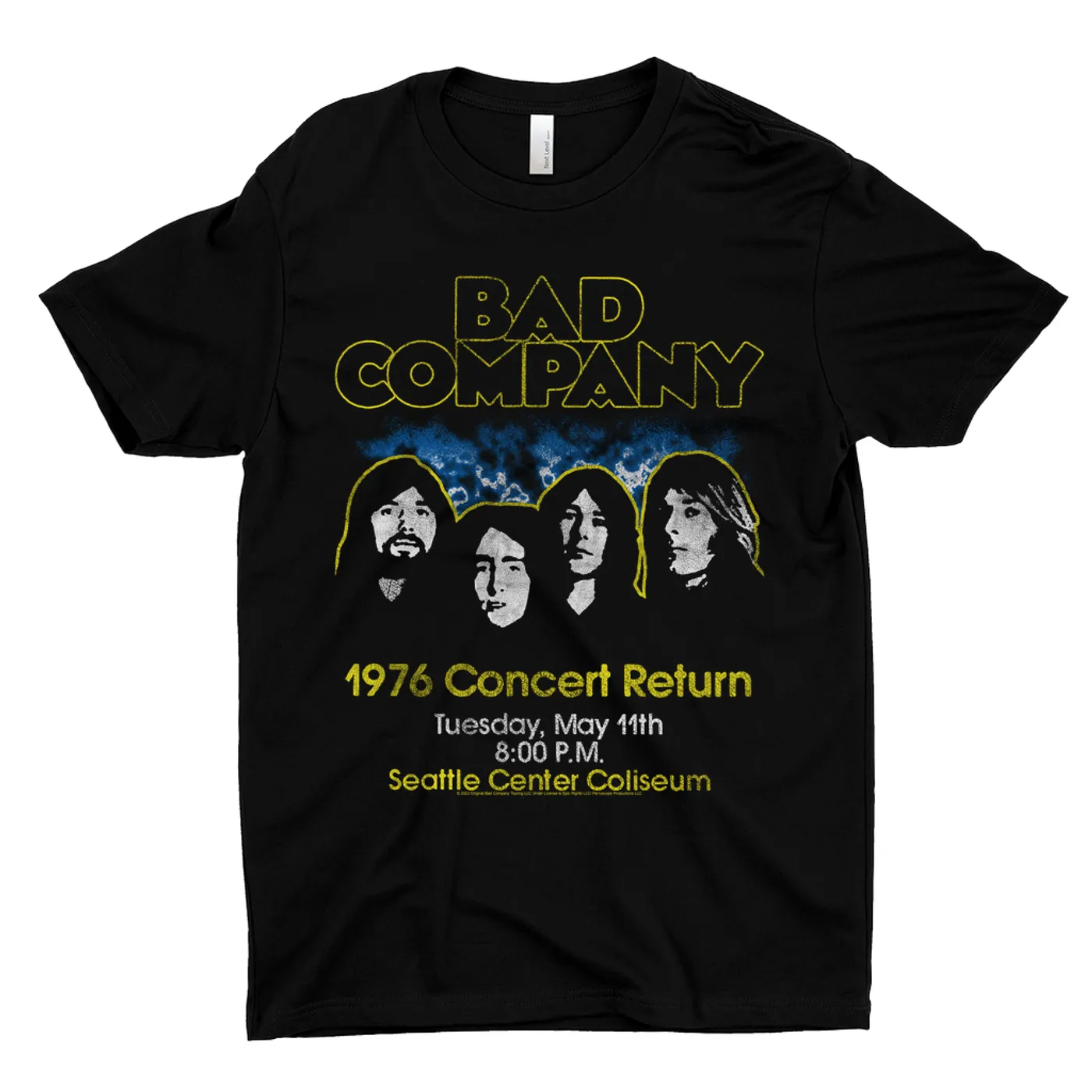Bad Company T-Shirt | 1976 Concert Return Distressed Bad Company Shirt