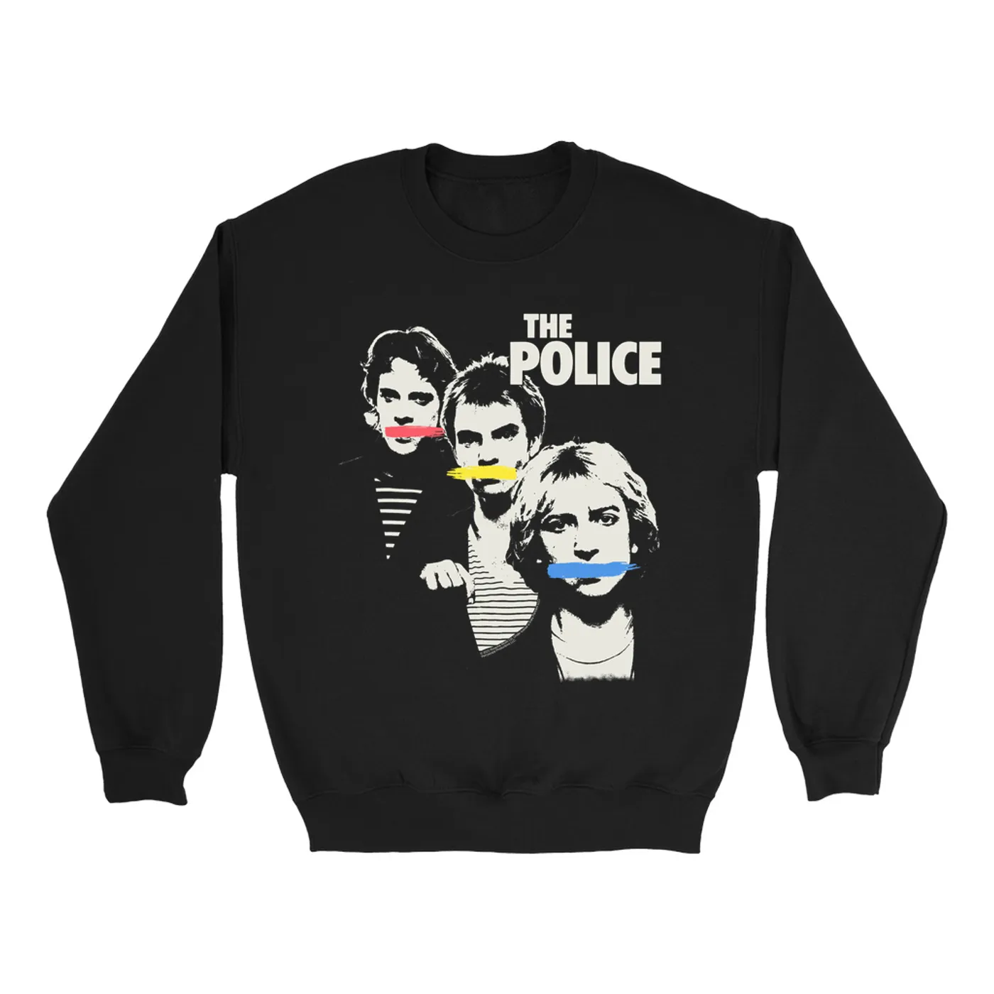 The Police Sweatshirt | Synchronicity Trio Lips Sealed The Police Sweatshirt
