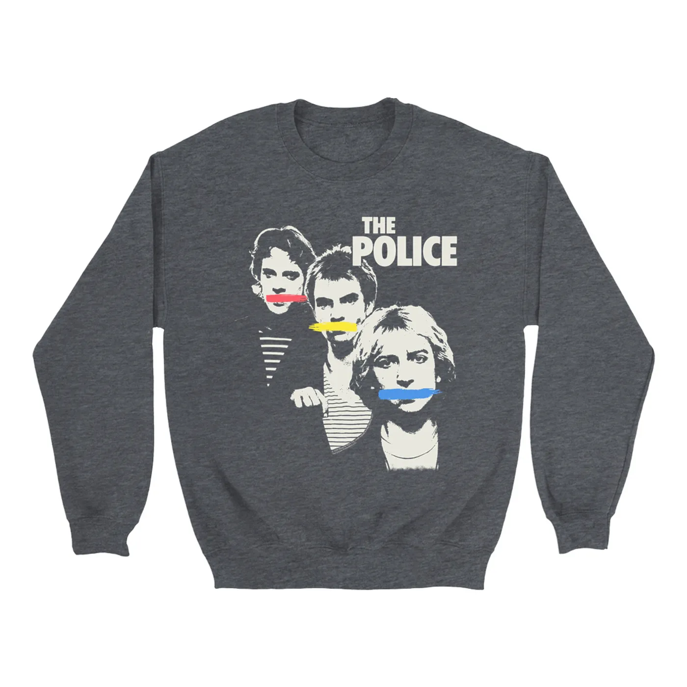 The Police Sweatshirt | Synchronicity Trio Lips Sealed The Police Sweatshirt