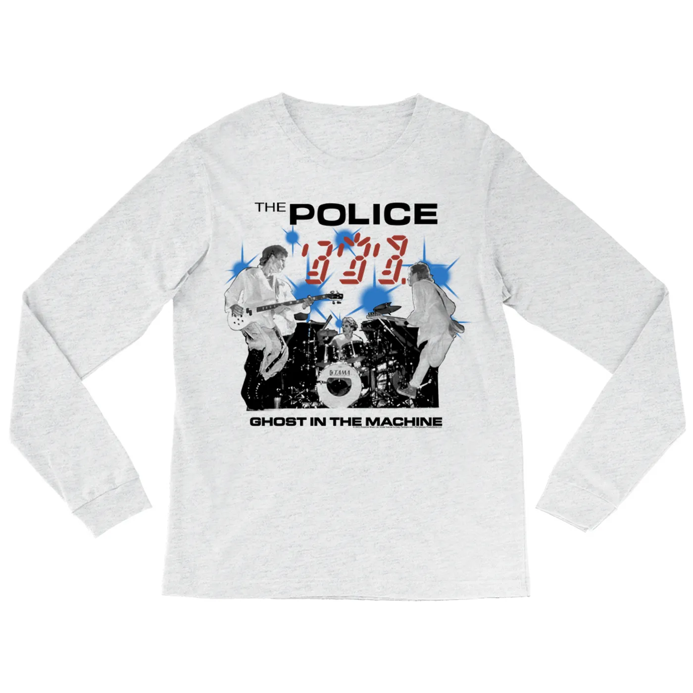 The Police Long Sleeve Shirt | Live On Stage Ghost In The Machine The Police Shirt