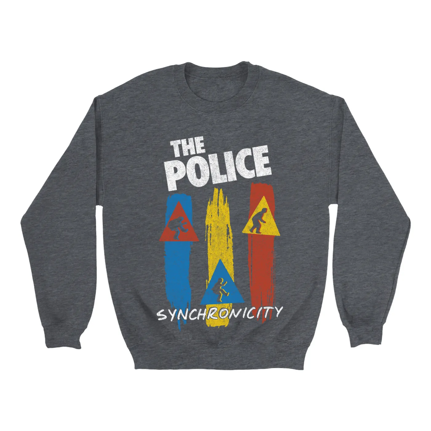The Police Sweatshirt | Synchronicity Distressed 1983 Album Design The Police Sweatshirt