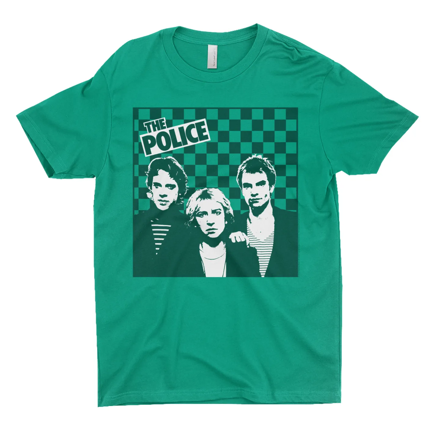 The Police T-Shirt | The Trio Retro Checkered The Police Shirt