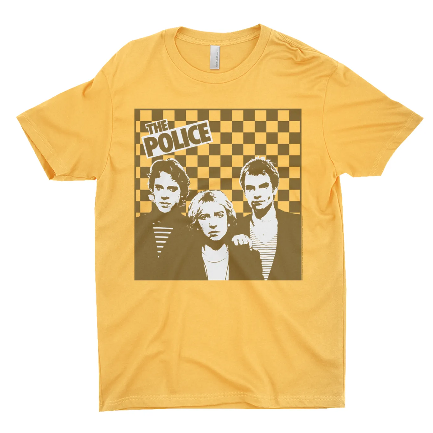 The Police T-Shirt | The Trio Retro Checkered The Police Shirt