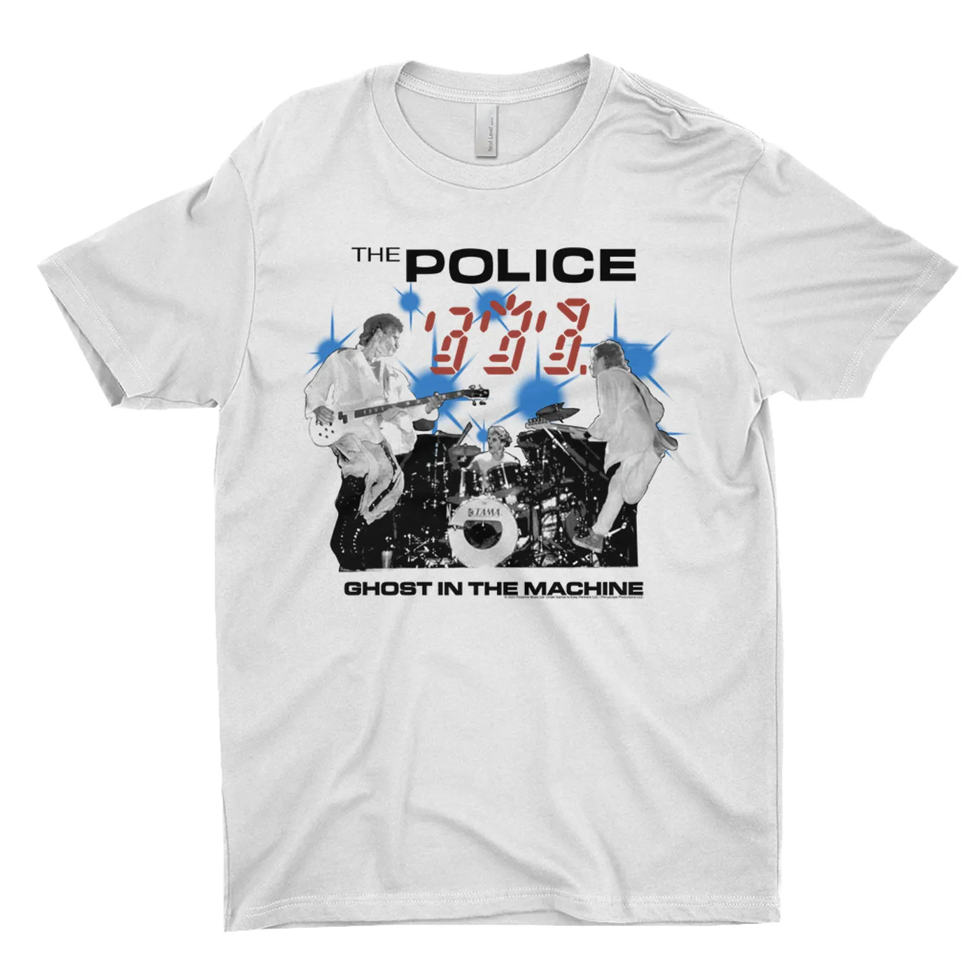 The Police T-Shirt | Live On Stage Ghost In The Machine The Police Shirt