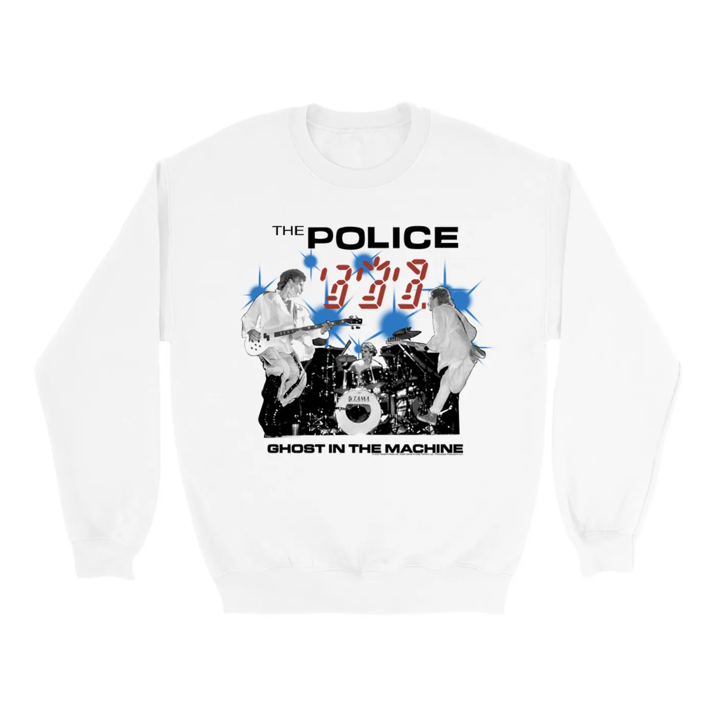 The Police Sweatshirt | Live On Stage Ghost In The Machine The Police Sweatshirt