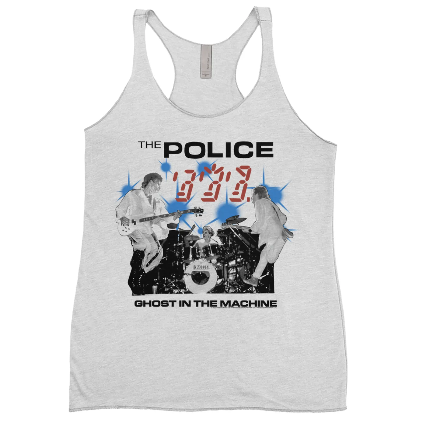 The Police Ladies' Tank Top | Live On Stage Ghost In The Machine The Police Shirt
