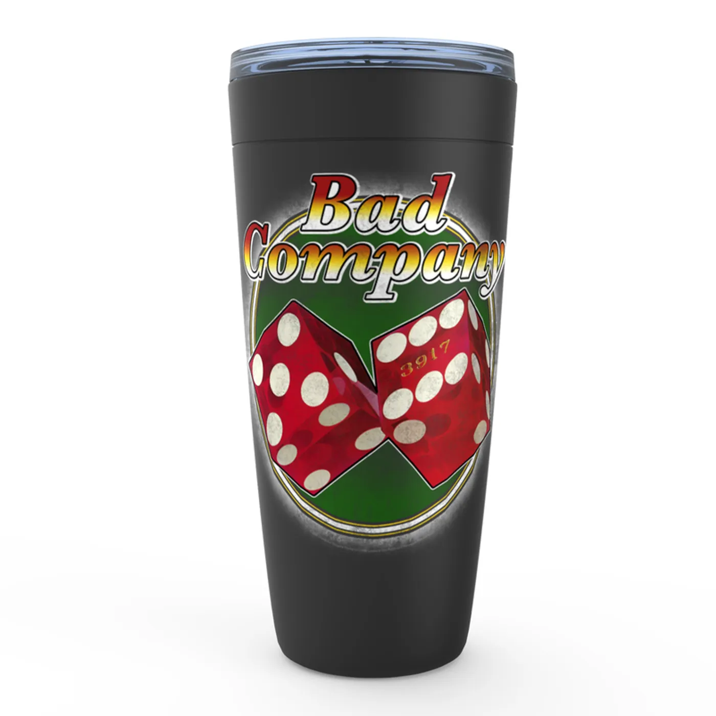 Bad Company Viking Tumbler | Straight Shooter Roll The Dice Distressed Bad Company Tumbler
