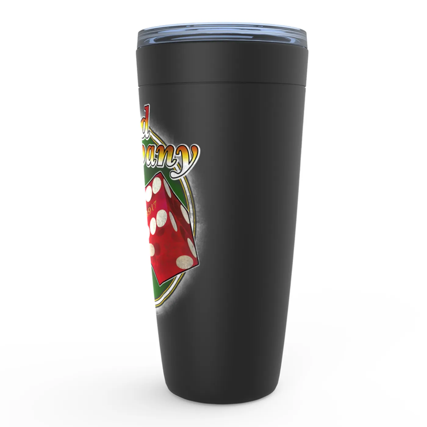 Bad Company Viking Tumbler | Straight Shooter Roll The Dice Distressed Bad Company Tumbler